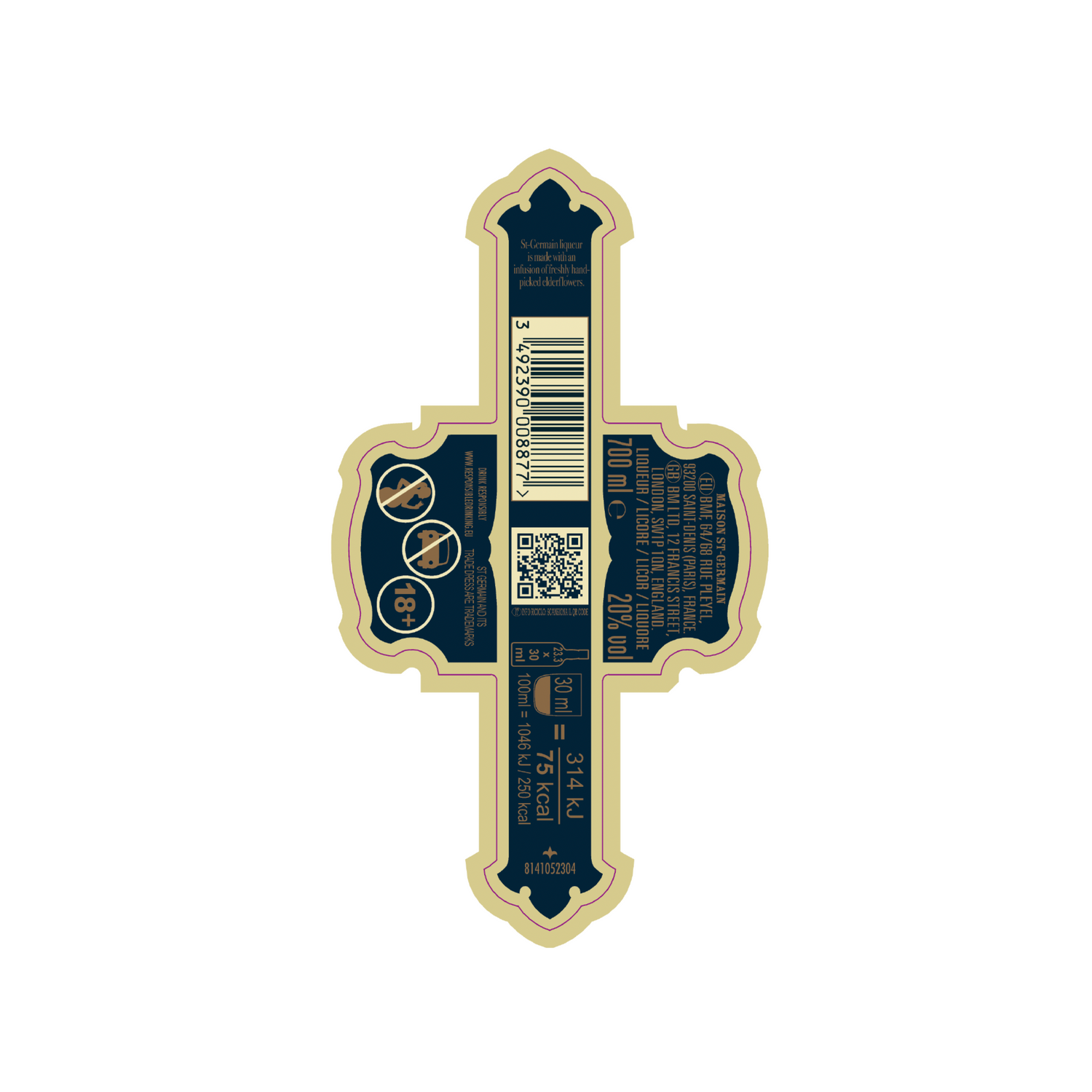 St-Germain, la liqueur de fleurs de sureau 70cl