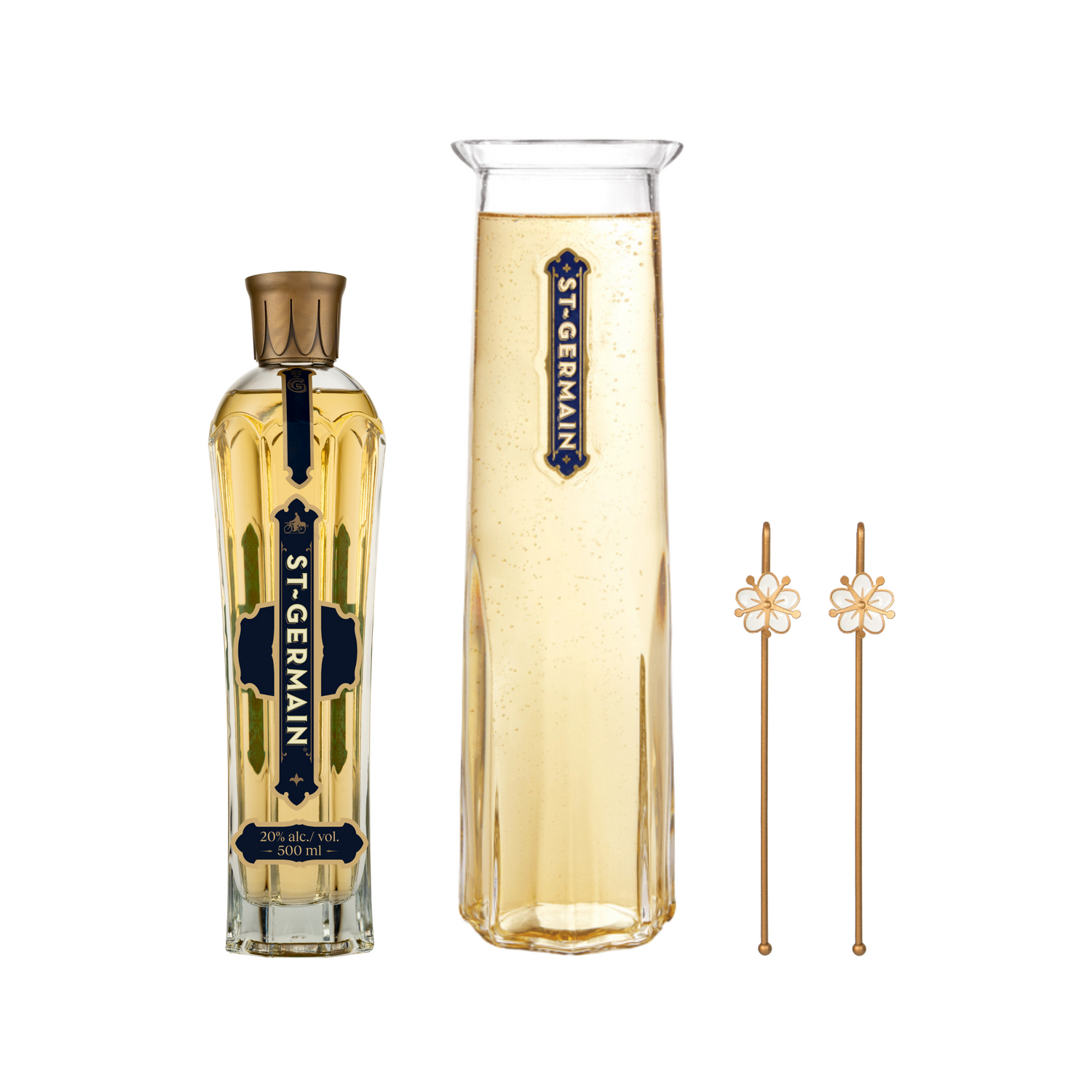 L'Ensemble St Germain Carafe & Agitateurs 50cl